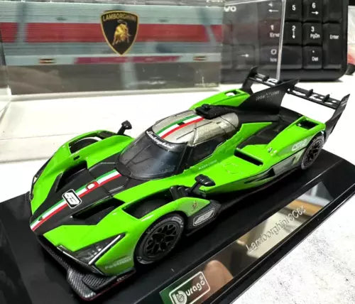 Bburago 1:43 Lamborghini SC63 Diecast Model Racing Car New in Box