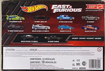 Fast and Furious 10 Car Pack Eclipse Skyline Mini Car Silvia Dutch Charger