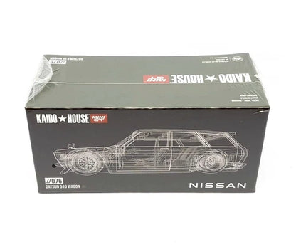 KAIDO HOUSE x Mini GT 076 Datsun KAIDO 510 Wagon CARBON FIBER V3 New