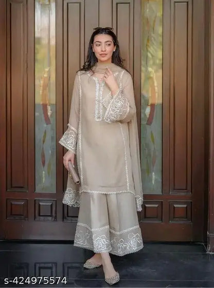 Heavy Faux Georgette Suit