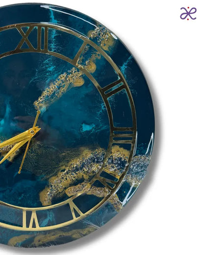 Aqua Luxe Wall Clock